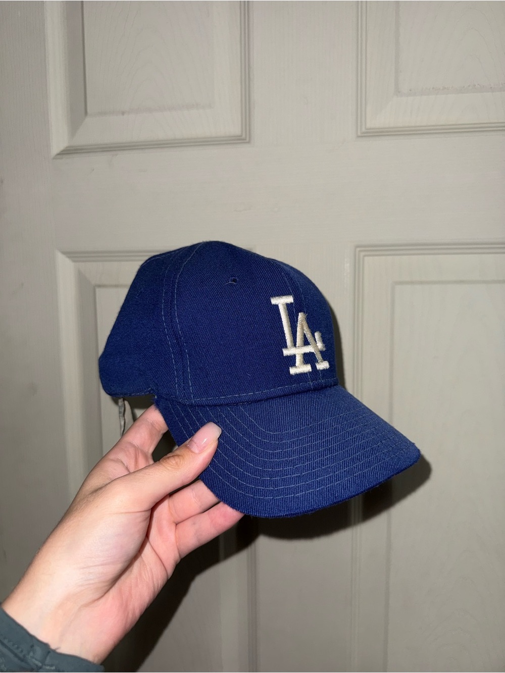 MLB Los Angeles Baseball Cap - Royal Blue with White Logo